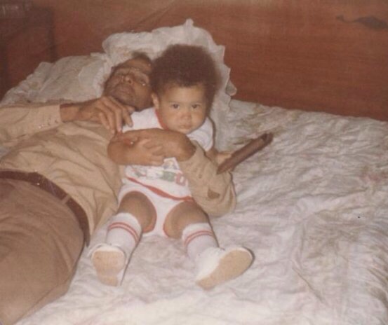 Me and my dad Alberto when I was a baby. It's my favorite picture with him.